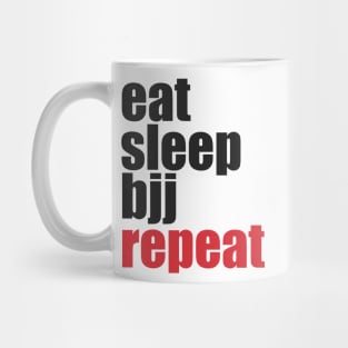 Eat Sleep BJJ Repeat Mug